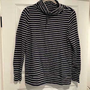 LL Bean cotton mock neck sweatshirt